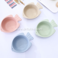 Children Fish Shape Wheat Straw Bowl